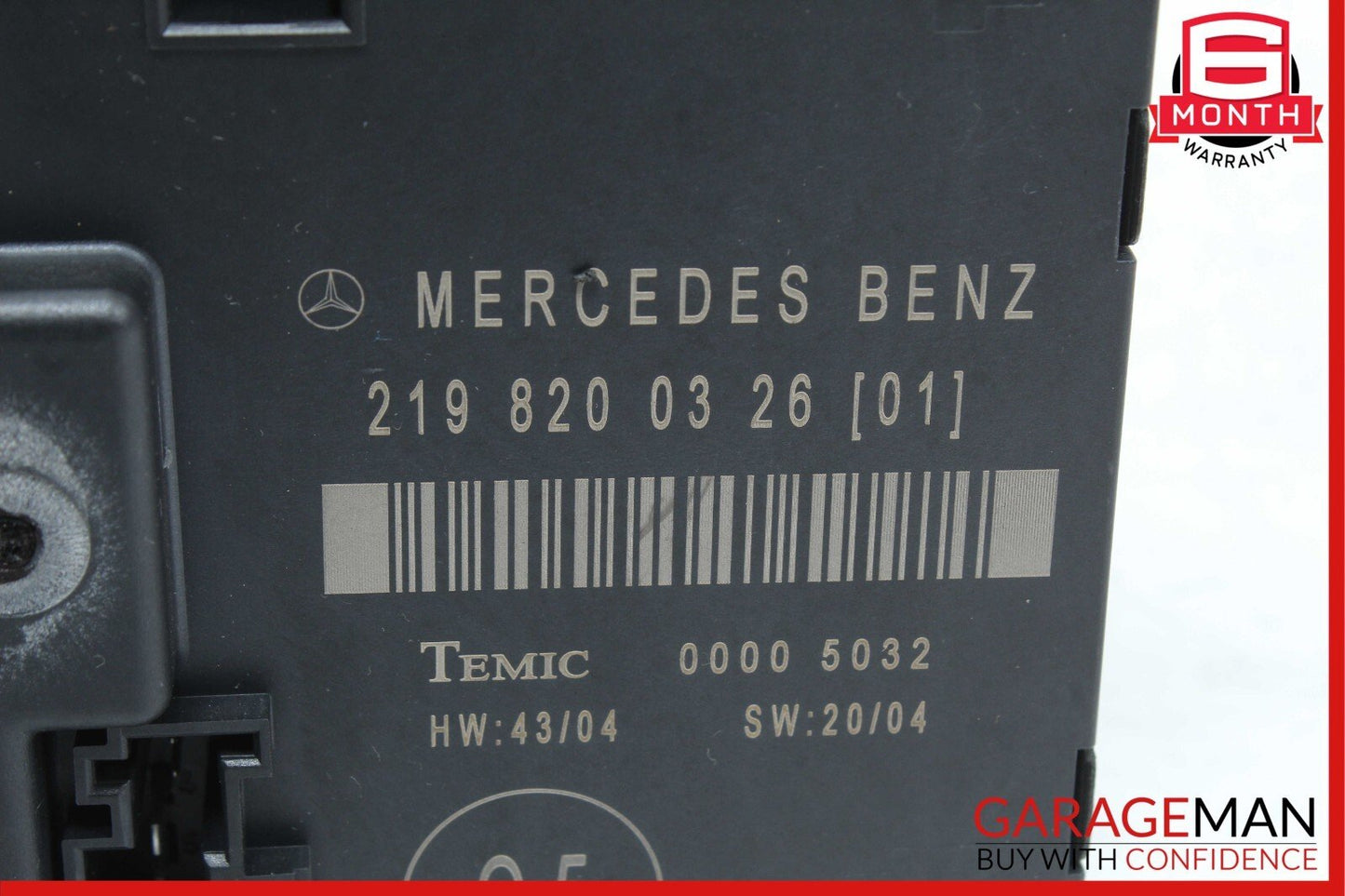 06-11 Mercedes W219 CLS500 CLS550 CLS63 AMG Rear Right Side Door Control Module