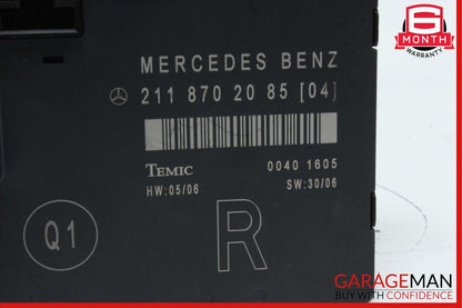 03-09 Mercedes W211 E55 AMG E550 Front Right Passenger Door Control Module OEM