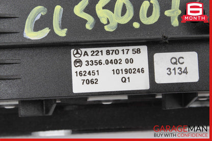 07-13 Mercedes W219 CL550 Ride Height ESP Parking Sensor Cluster Control Switch