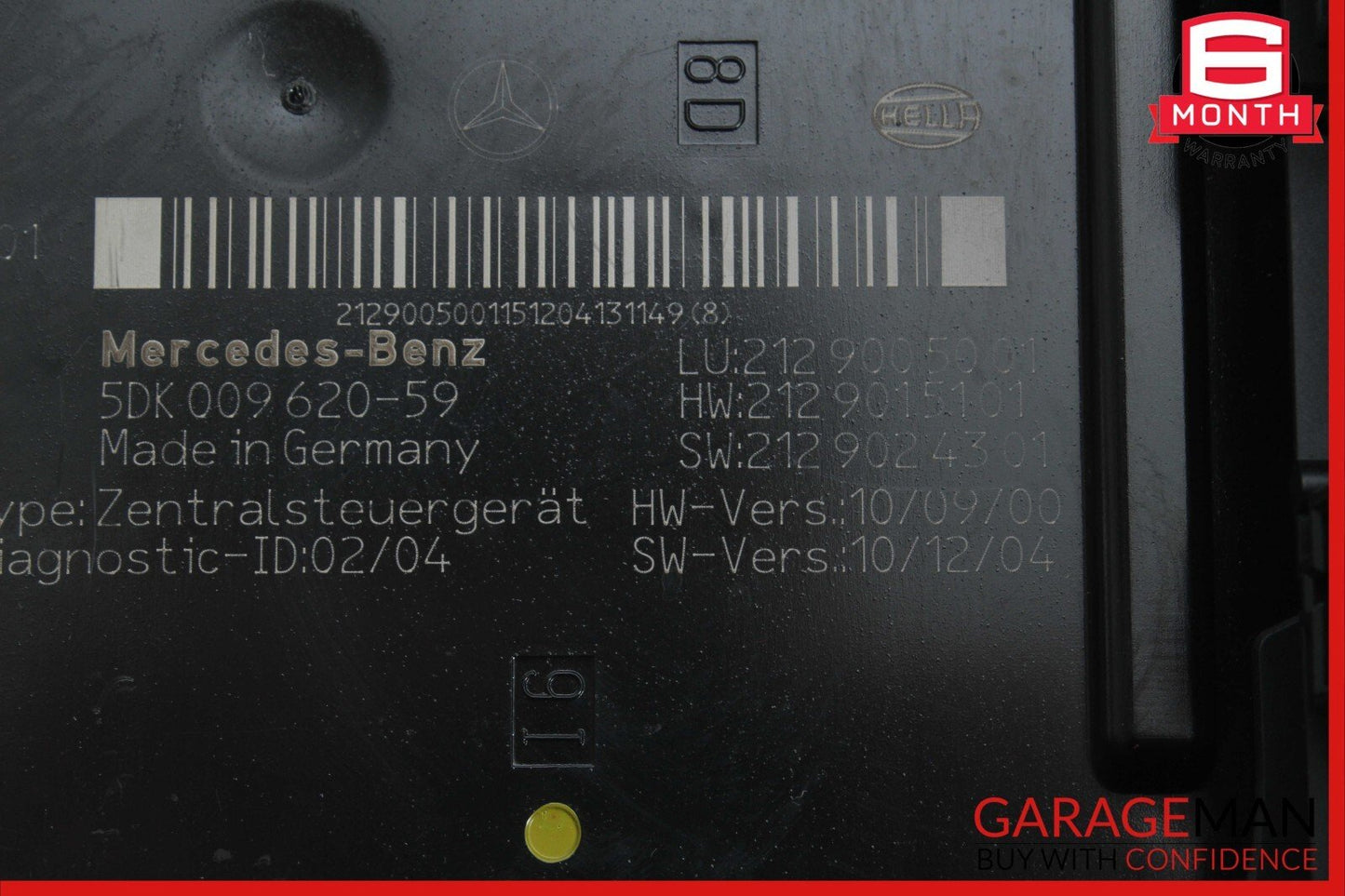 10-18 Mercedes W212 E350 CLS63 Rear SAM Module Relay Fuse Box 2129005001 OEM