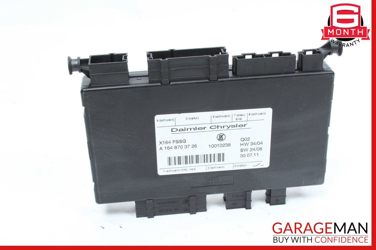 07-12 Mercedes X164 GL450 GL550 Third Seat Row Power Folding Control Module OEM