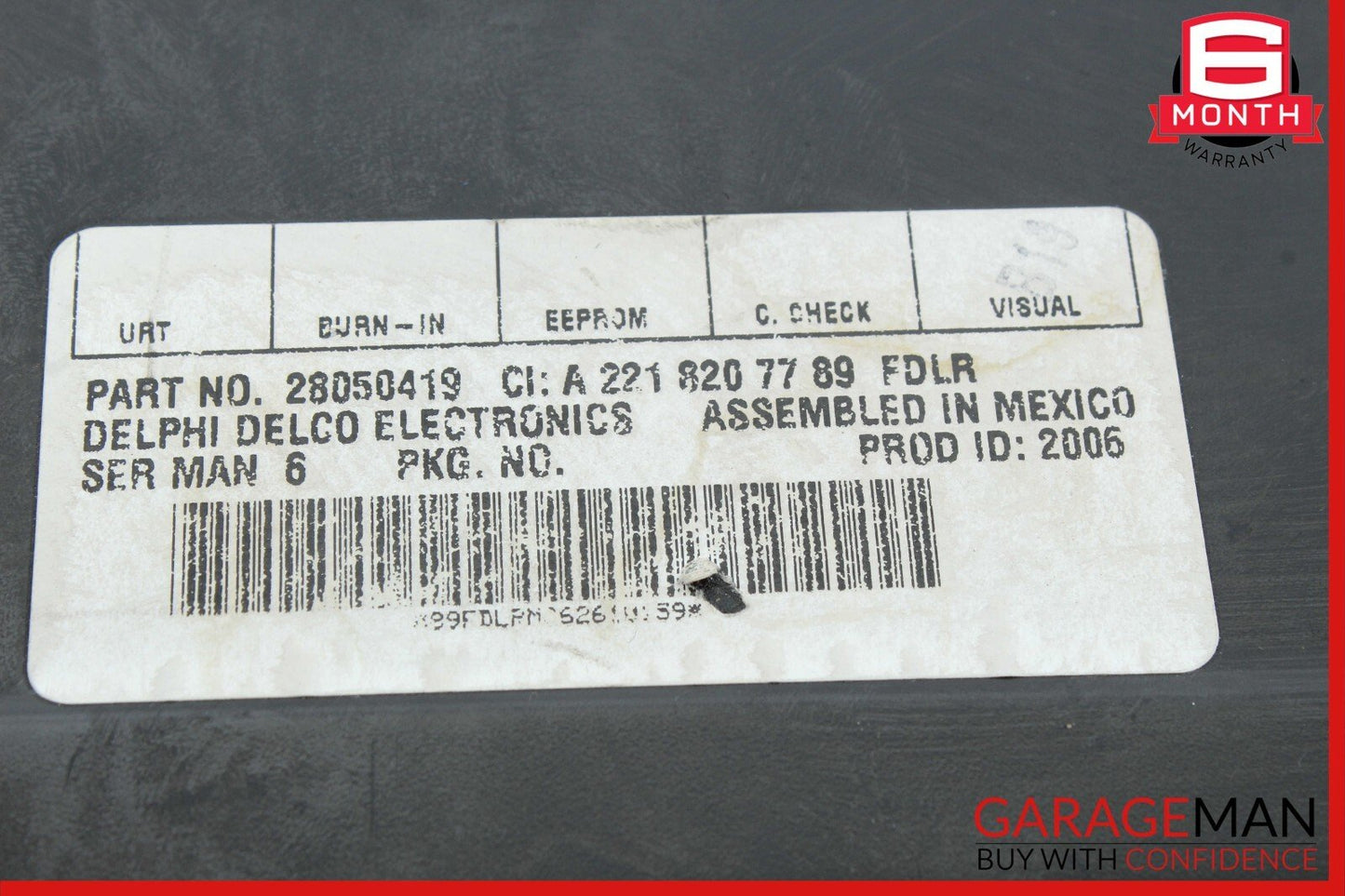 07-14 Mercedes W221 S550 S350 CL550 Sirius Satellite Radio Module Receiver OEM