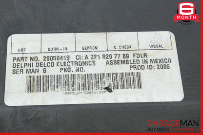 07-14 Mercedes W221 S550 S350 CL550 Sirius Satellite Radio Module Receiver OEM