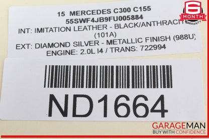 15-18 Mercedes W205 C300 C350 C43 AMG Headlight LED Control Module OEM