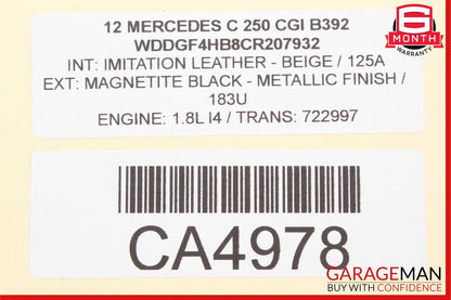 08-14 Mercedes W204 C250 C300 C350 RWD Floor Gear Shifter Shift Rod Selector Box