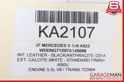 07-14 Mercedes W216 CL550 AMG S550 Left Side Dashboard AC A/C Air Vent Black OEM