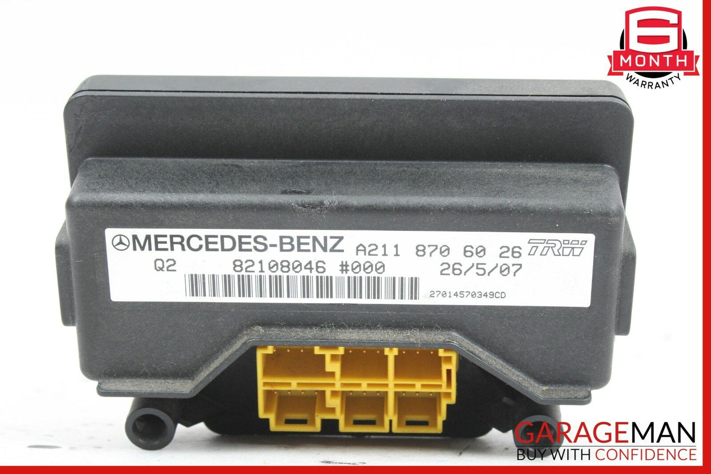 06-09 Mercedes W211 E350 R350 ML550 Seat Weight Sensor Control Module OEM