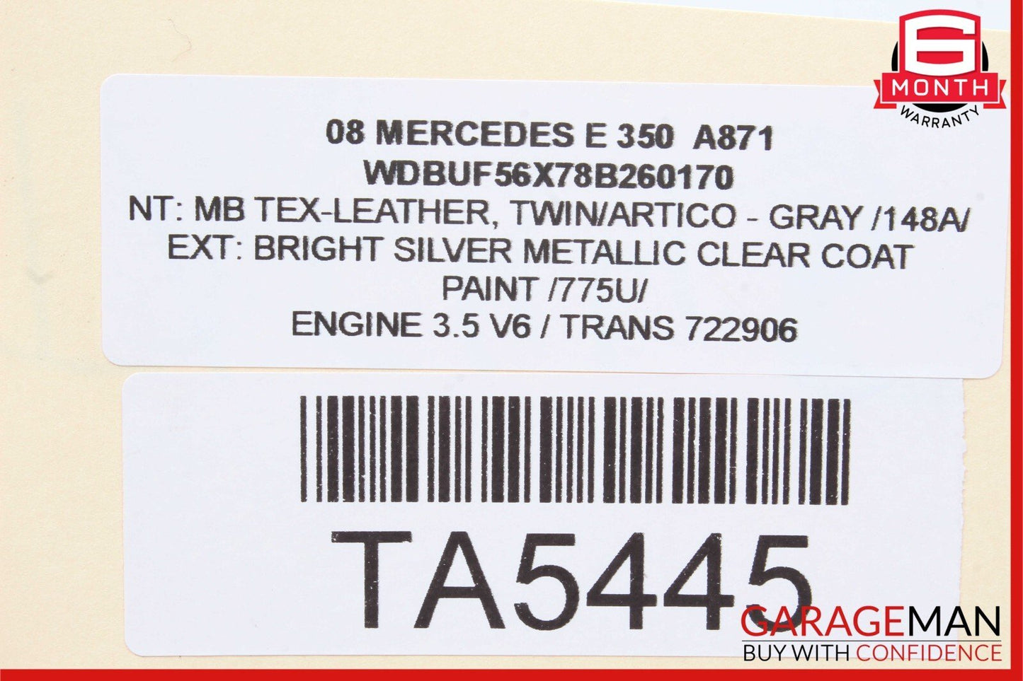 03-09 Mercedes W211 E320 E350 E550 Rear Left Side Door Lock Latch Actuator