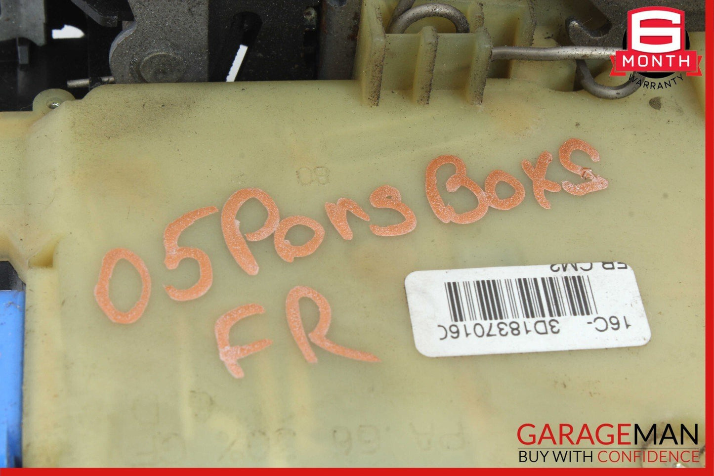 05-12 Porsche Boxster S 987 Front Right Passenger Side Door Lock Latch Actuator