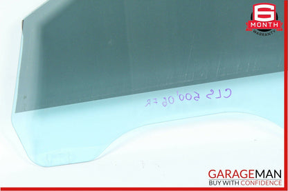 06-11 Mercedes W219 CLS500 CLS350 Front Right Passenger Door Window Glass Tinted