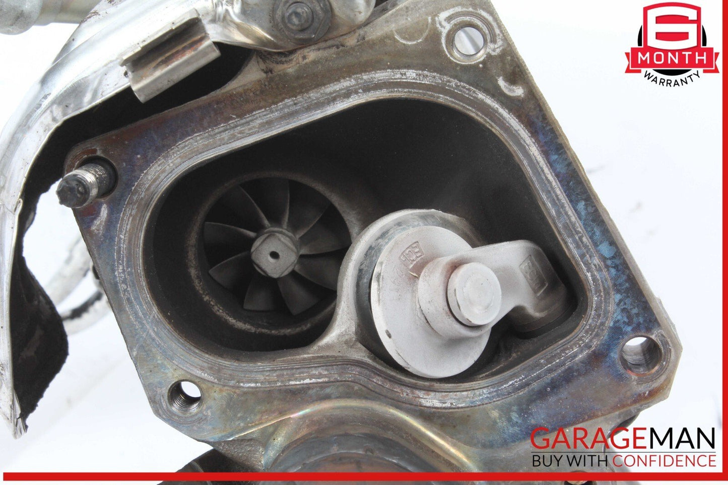 11-18 Mercedes W218 CLS550 4.7L V8 Left Side Turbocharger Turbo Charger Manifold