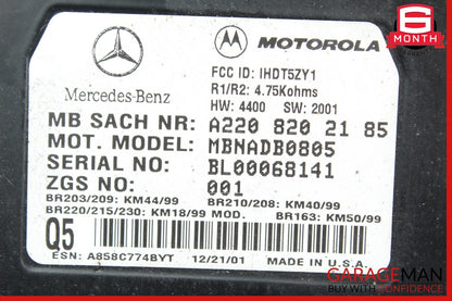 00-06 Mercedes R230 SL500 CLK55 AMG Voice Command Control Module 2208202185 OEM