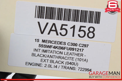 15-20 Mercedes W205 C300 GLC300 Rear Left Side Door Window Regulator Motor OEM
