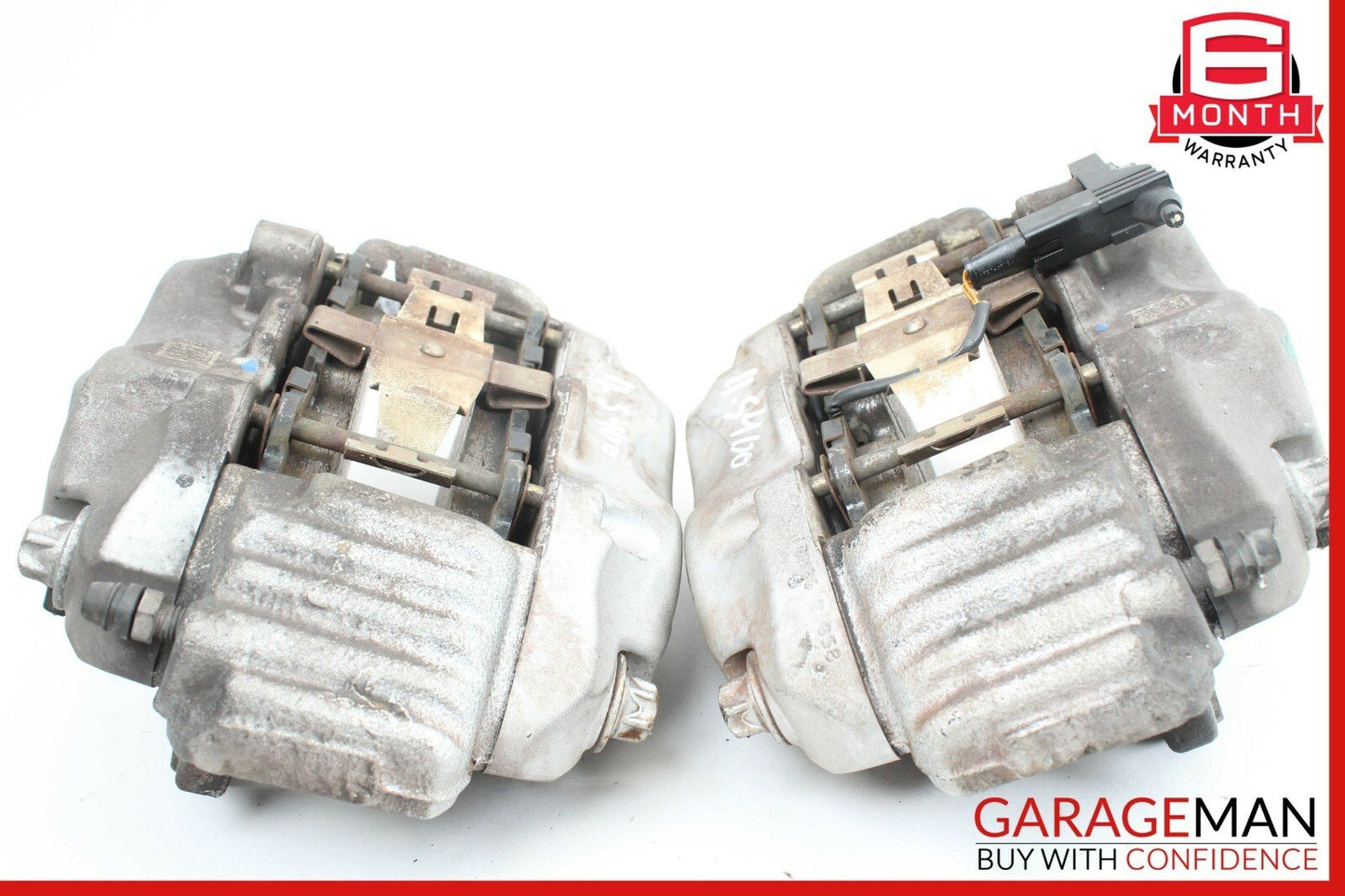 10-13 Mercedes W211 S550 Front Right & Left Side Brake Calipers Set OEM