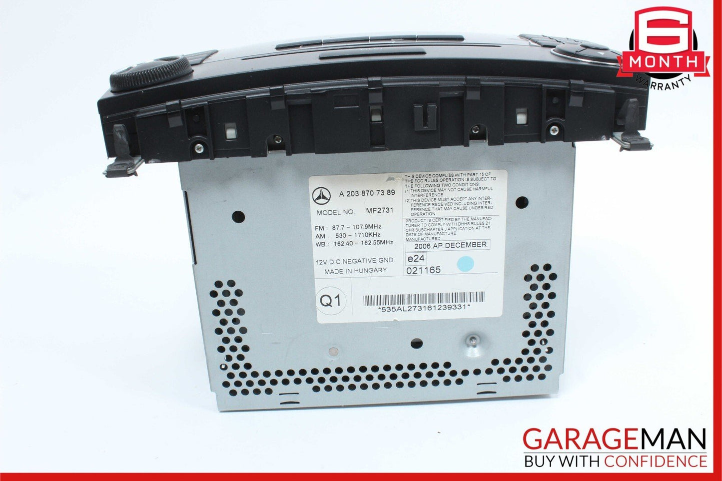 05-07 Mercedes W203 C230 C320 C55 Radio Stereo Audio CD Player Head Unit AM FM