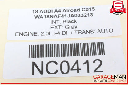17-24 Audi A4 Allroad Front / Rear Right Passenger Side Exterior Door Handle OEM