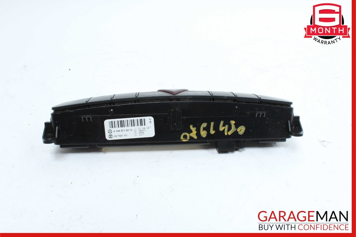 06-12 Mercedes X164 GL450 4MATIC Hazard Light Switch Control Panel 1648709210