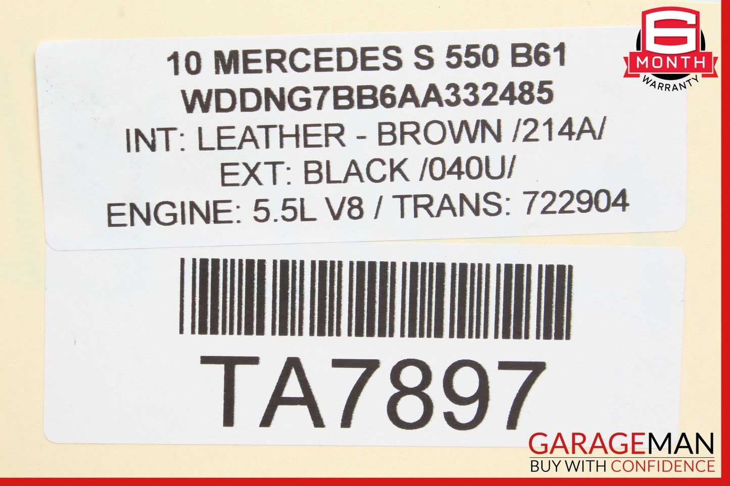 10-13 Mercedes W221 S550 Power Steering Fluid Reservoir Tank 2214660302 OEM