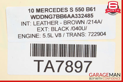 10-13 Mercedes W221 S550 Power Steering Fluid Reservoir Tank 2214660302 OEM