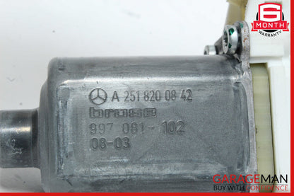 06-13 Mercedes X164 GL550 R350 Window Regulator Motor Front Right Side OEM