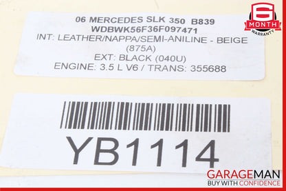 05-12 Mercedes R171 SLK350 C300 E350 M272 Engine Motor Oil Pump 2721800701 OEM