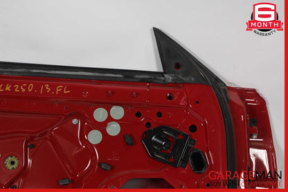 12-20 Mercedes R172 SLK250 SLK350 Exterior Left Driver Door Shell Panel Red
