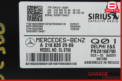 Mercedes W204 C300 S550 SL550 Sirius Satellite Radio Receiver Module Unit OEM
