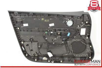 10-19 Jaguar XJ Front Right Passenger Side Door Panel Cover Black OEM