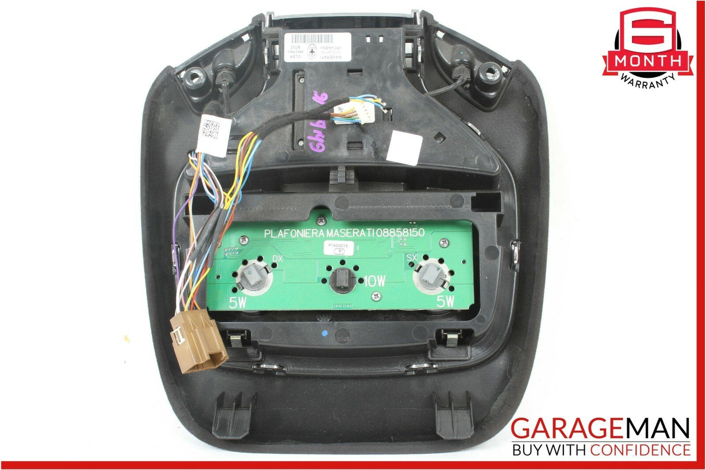14-17 Maserati Ghibli Top Overhead Dome Light Lamp Switch Control Module Unit