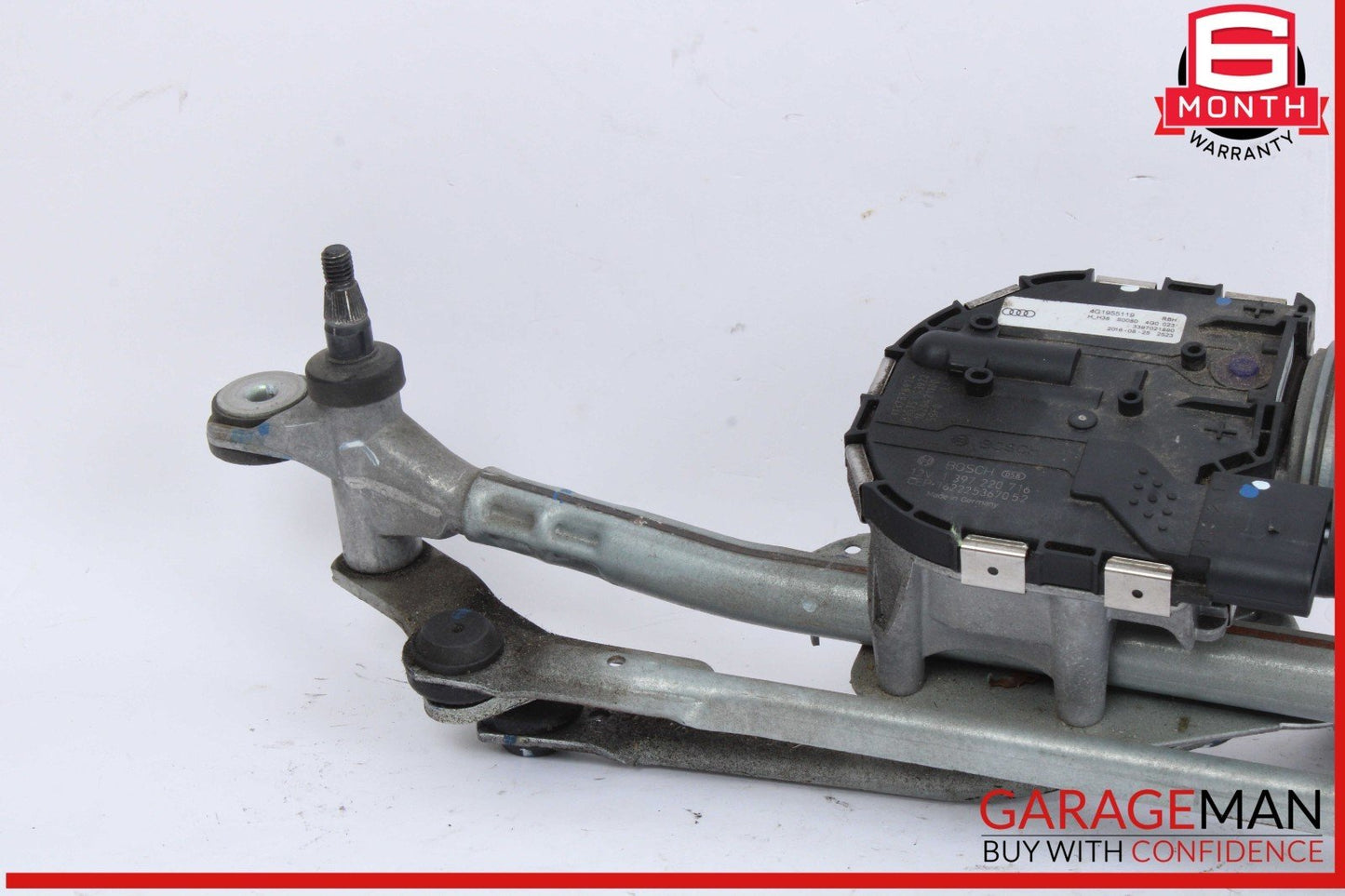12-18 Audi A7 A6 S7 Windshield Washer Wiper Motor Linkage Bosch 4G1955023C OEM