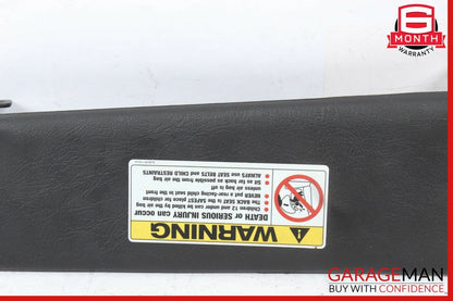 97-04 Mercedes R170 SLK230 Front Right Side Sunvisor Sun Visor Sunshade Black