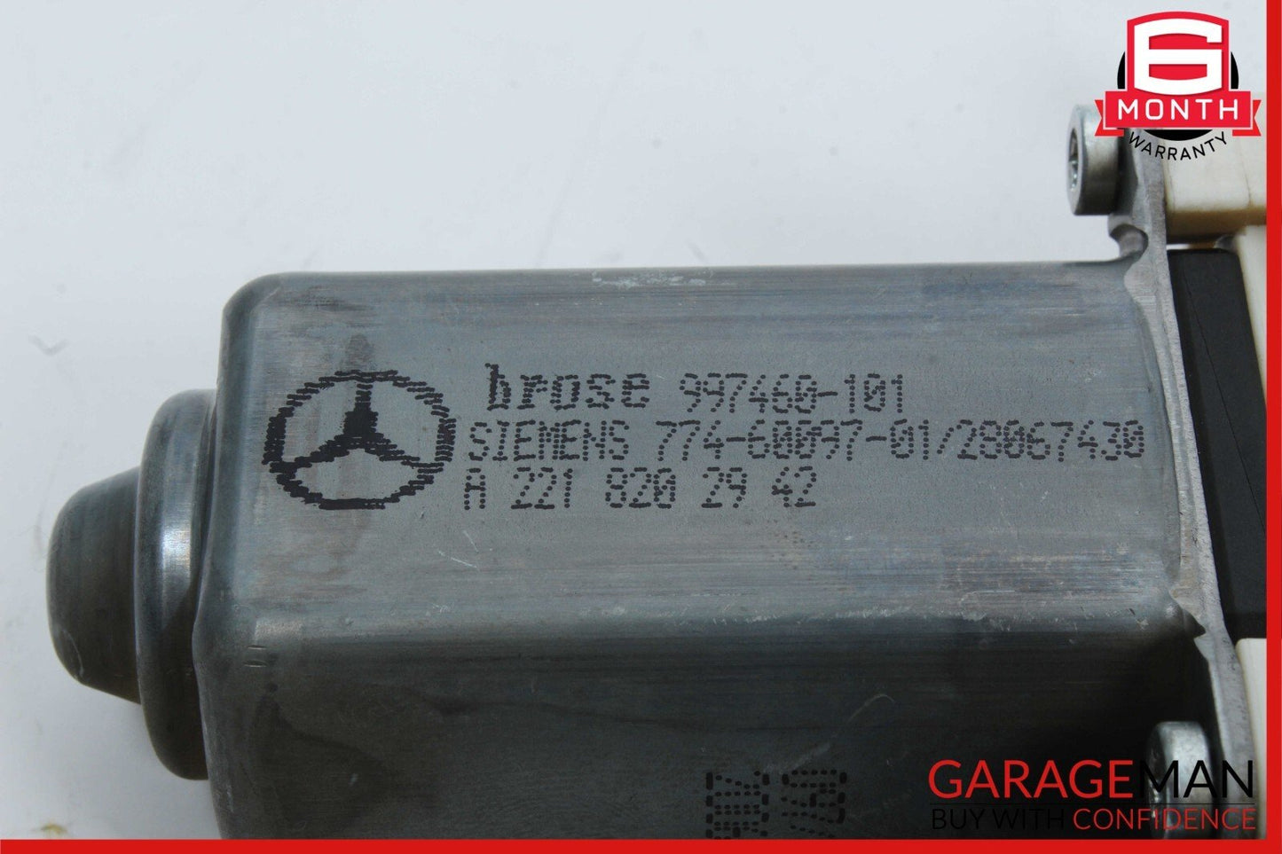 07-13 Mercedes W221 S550 S600 S63 AMG Rear Left Side Door Window Regulator Motor