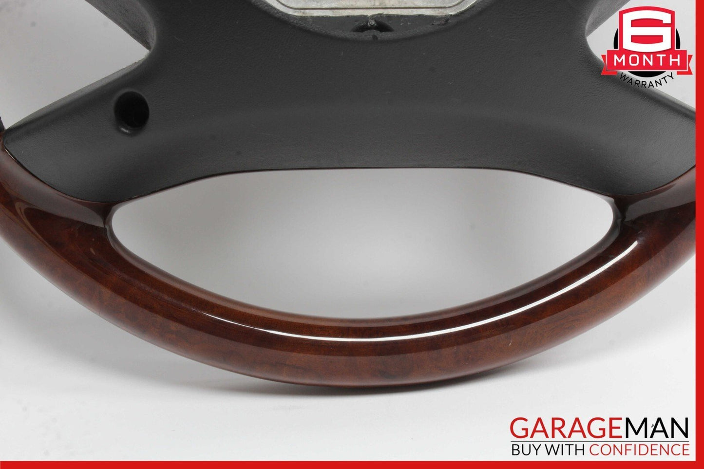 07-10 Mercedes W221 S550 Driver Steering Wheel w/Paddle Shifters Designo Wood