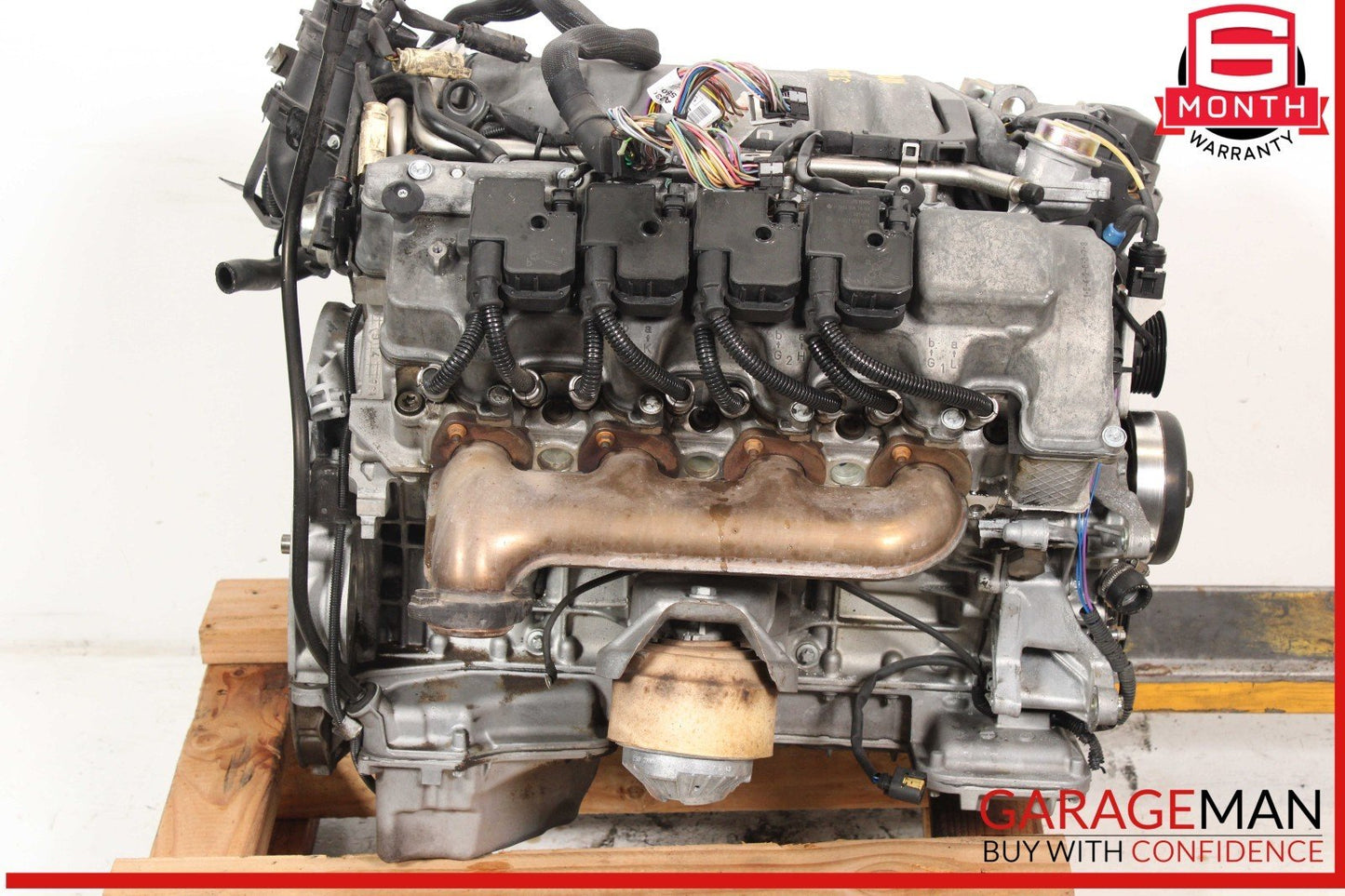03-06 Mercedes R230 SL500 RWD Engine Motor Block Assembly OEM 133k