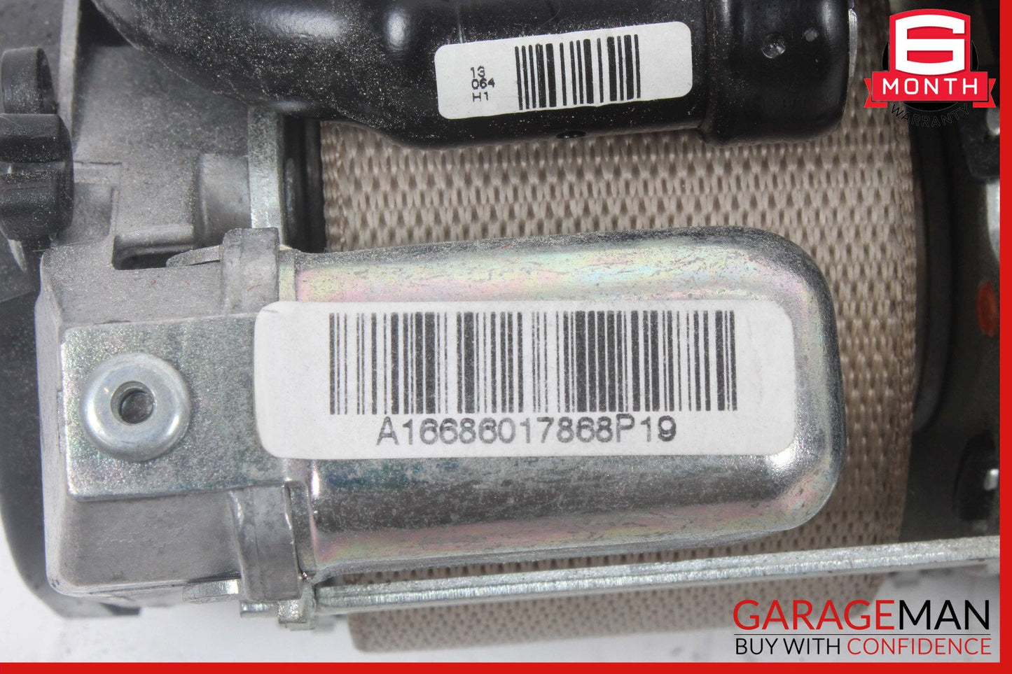 13-19 Mercedes X166 GL450 GLS550 3rd Third Row Rear Left Seat Belt Seatbelt OEM