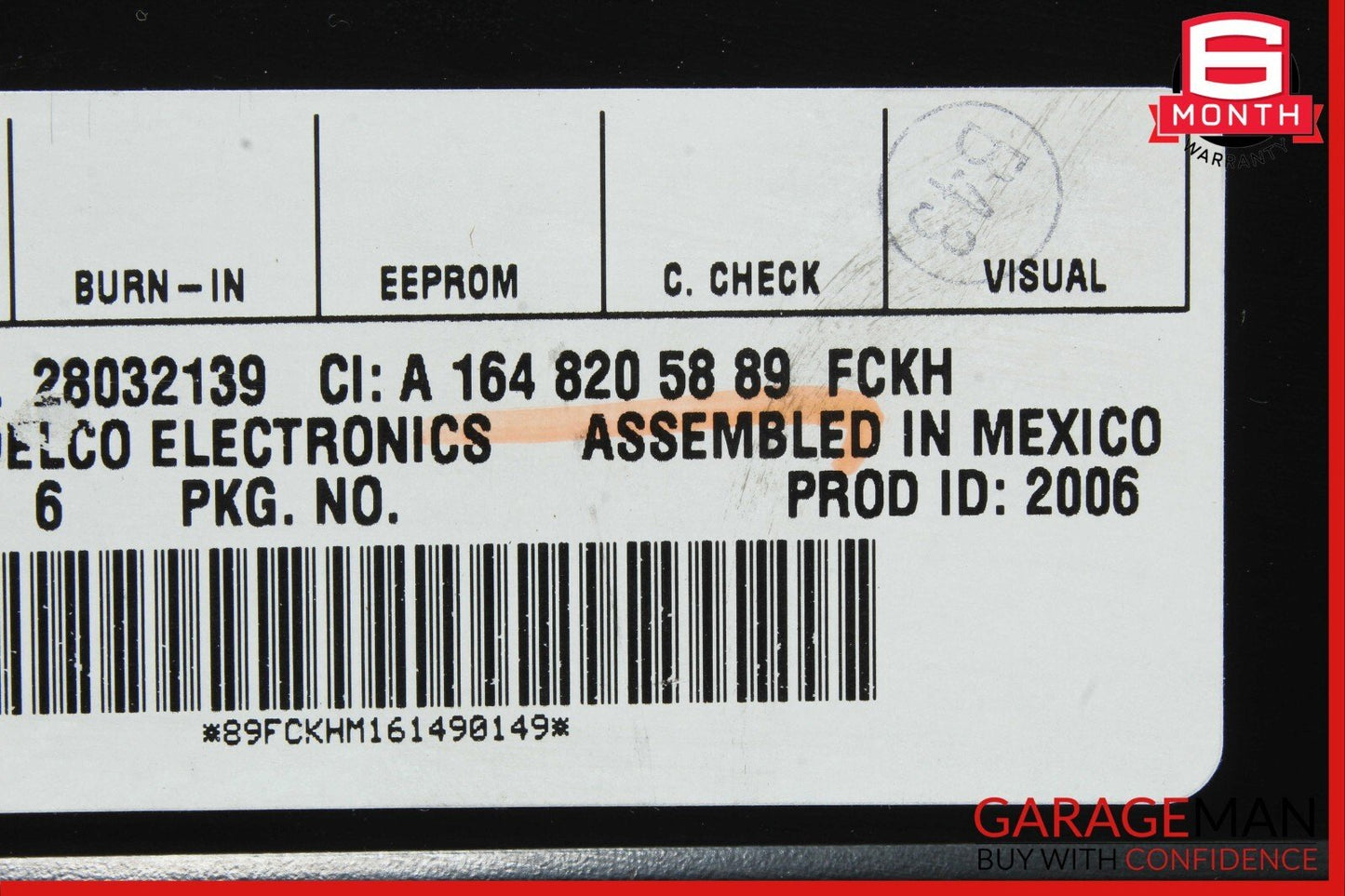 03-09 Mercedes GL450 E550 CLK55 AMG Sirius Satellite Radio Receiver Module OEM