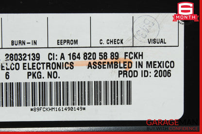 03-09 Mercedes GL450 E550 CLK55 AMG Sirius Satellite Radio Receiver Module OEM