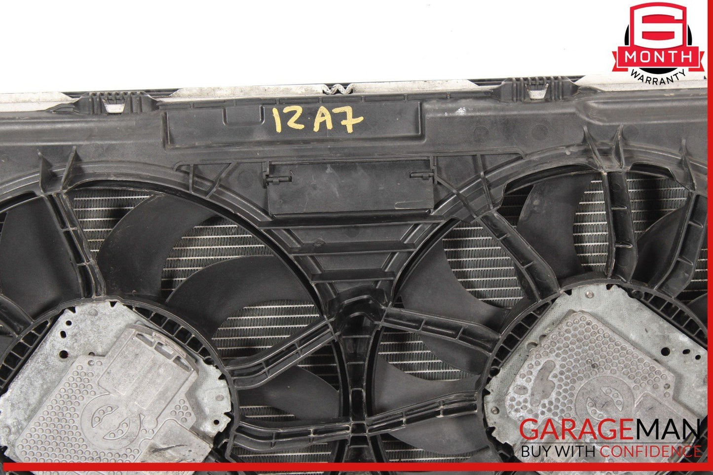 12-18 Audi A7 A6 Engine Radiator Condenser Cooler Fan Assembly OEM