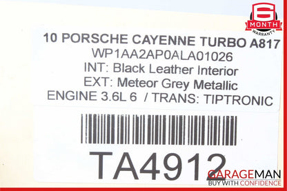 08-10 Porsche Cayenne 957 Rear Right Side Drive Axle CV Shaft Driveshaft OEM