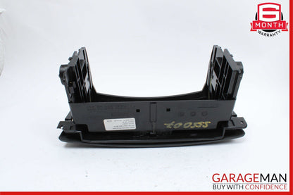 07-13 Mercedes W221 S550 Center Console CD Player Cover Trim Panel Black OEM