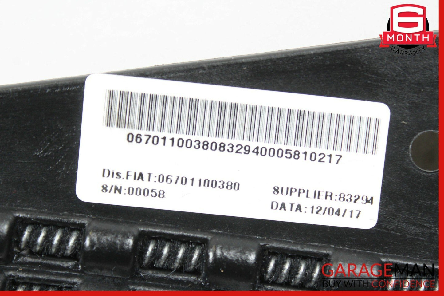 14-17 Maserati Ghibli Upper Pano Panoramic Sunroof Sliding Roof Rail Frame Glass