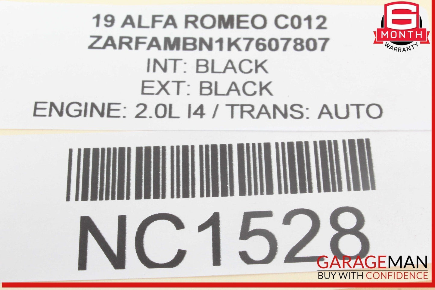 17-19 Alfa Romeo Giulia Rear Left or Rear Right Side CV Axle Shaft 10379419 OEM