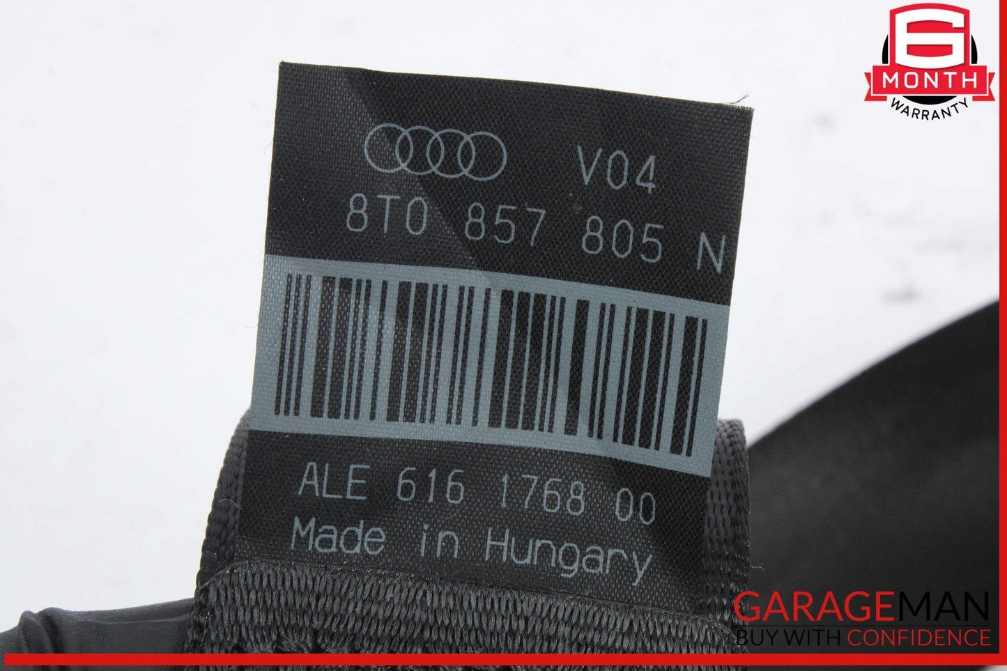 09-17 Audi S5 SQ5 Rear Left or Rear Right Seat Belt Seatbelt Retractor Black OEM