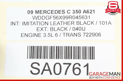 08-14 Mercedes W204 C350 RWD Rear Diff Differential Axle Carrier 2.82 Gear Ratio