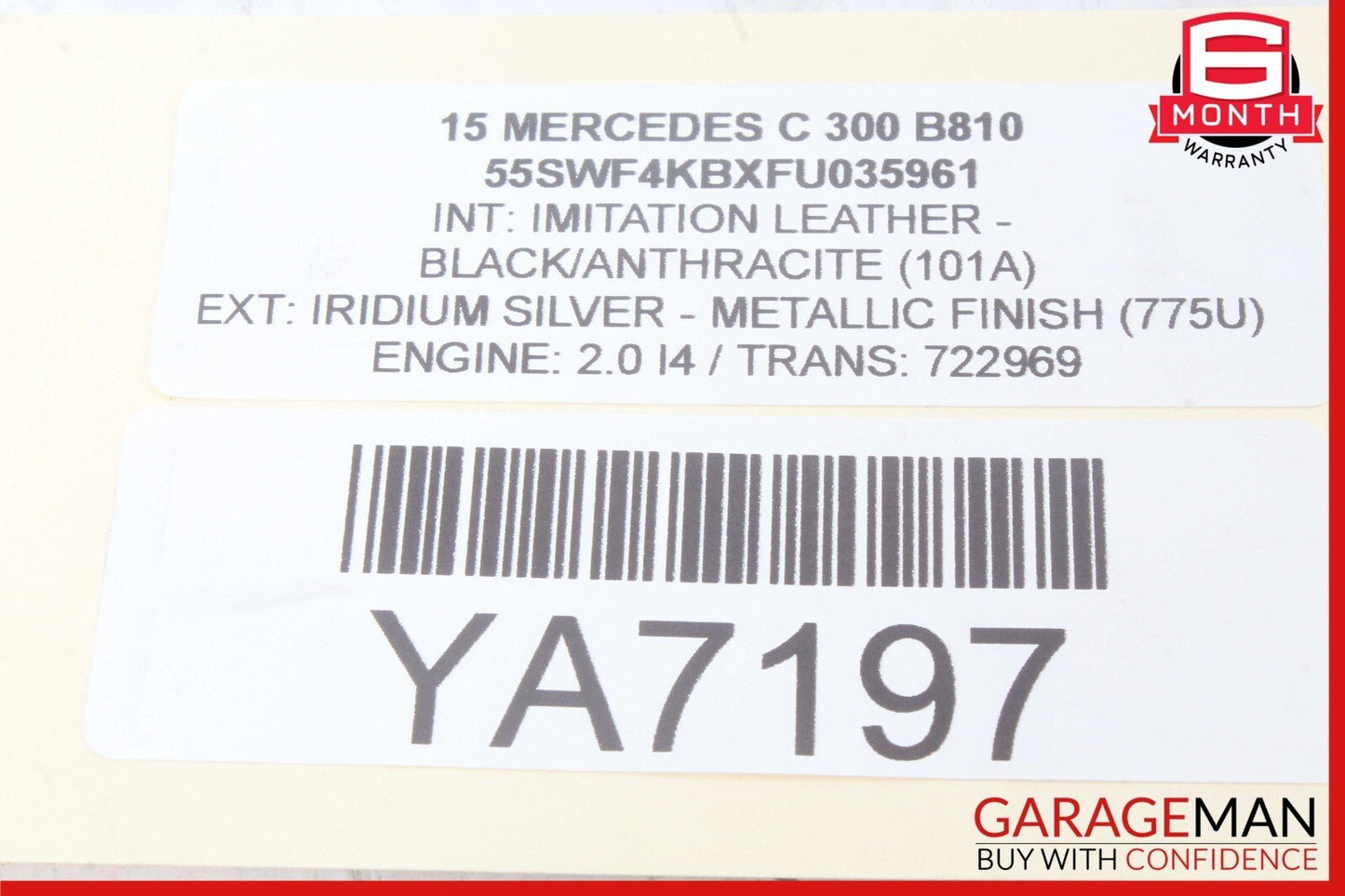 15-20 Mercedes W205 C300 C350e C400 Steering Wheel Column Cover Bezel OEM