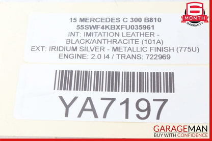 15-20 Mercedes W205 C300 C350e C400 Steering Wheel Column Cover Bezel OEM