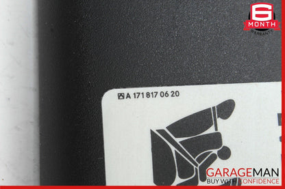 05-11 Mercedes R171 SLK350 Front Right Side Sun Visor Sunvisor Shade Black OEM