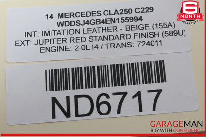 14-18 Mercedes W117 CLA250 Front Right Seat Control Module Unit 1669006107 OEM