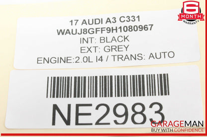 15-20 Audi A3 S3 RS3 Rear Left or Rear Right Side Door Control Module Unit OEM