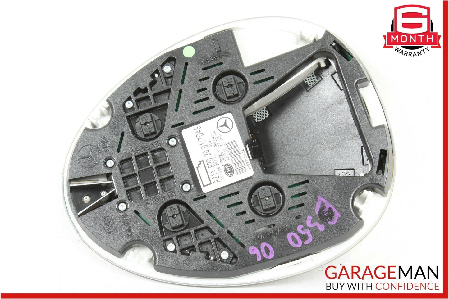 03-11 Mercedes CLS500 E500 Rear Overhead Interior Dome Light Reading Map Gray
